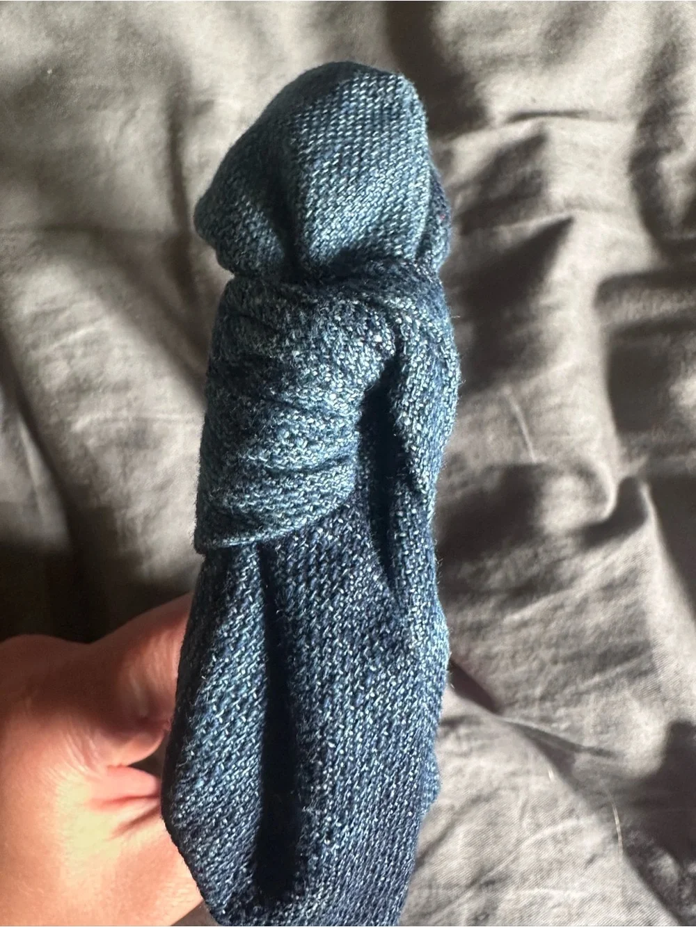 Lele Sadoughi Denim Knot Headband - Light Blue